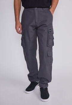 Pantalon Hombre Multicargo Azul Sioux